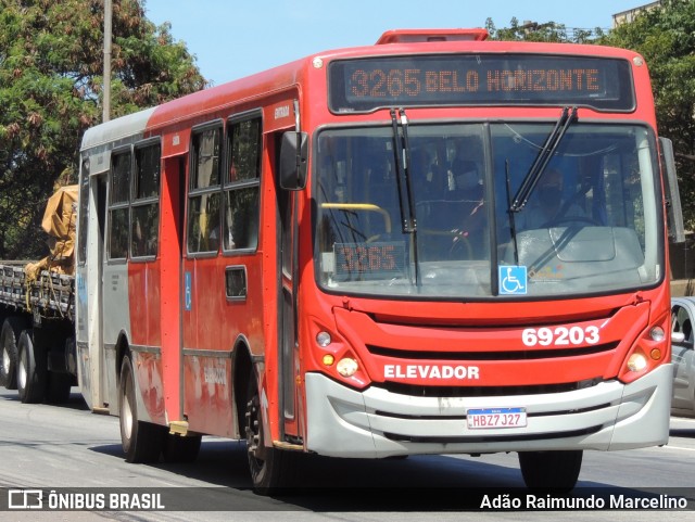 Viação Santa Edwiges 69203 na cidade de Contagem, Minas Gerais, Brasil, por Adão Raimundo Marcelino. Número da foto: #8605193.