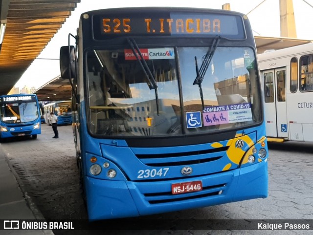 Viação Grande Vitória 23047 na cidade de Vila Velha, Espírito Santo, Brasil, por Kaique Passos. ID da foto: 8602610.