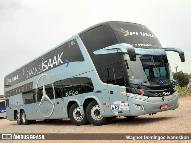 Trans Isaak Turismo 2100 na cidade de Curitiba, Paraná, Brasil, por Wagner Domingos Ivanesken. Número da foto: #8603704.