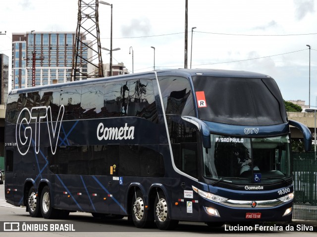 Viação Cometa 18300 na cidade de São Paulo, São Paulo, Brasil, por Luciano Ferreira da Silva. ID da foto: 8516074.