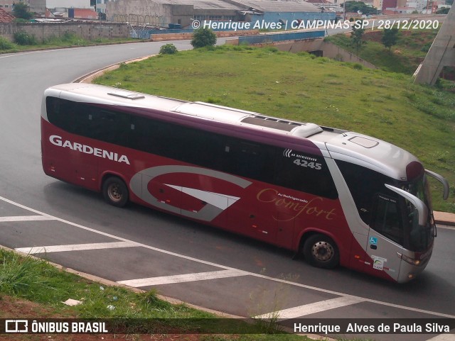 Expresso Gardenia 4245 na cidade de Campinas, São Paulo, Brasil, por Henrique Alves de Paula Silva. ID da foto: 8517170.