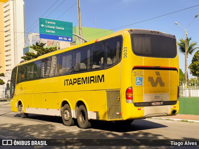 Viação Itapemirim 5033 na cidade de Fortaleza, Ceará, Brasil, por Tiago Alves. ID da foto: 8516293.