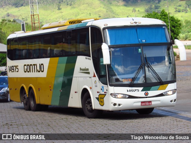 Empresa Gontijo de Transportes 14975 na cidade de João Monlevade, Minas Gerais, Brasil, por Tiago Wenceslau de Souza. Número da foto: #8608149.