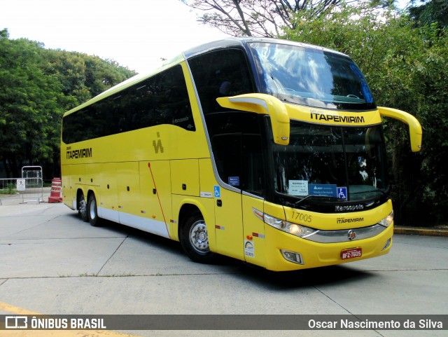 Viação Itapemirim 17005 na cidade de São Paulo, São Paulo, Brasil, por Oscar Nascimento da Silva. Número da foto: #8609463.