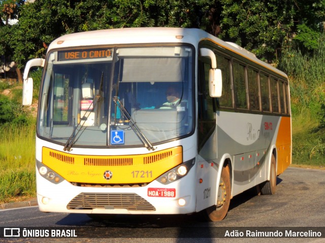 Rio Negro Fretamento e Turismo 17211 na cidade de Belo Horizonte, Minas Gerais, Brasil, por Adão Raimundo Marcelino. ID da foto: 8609353.