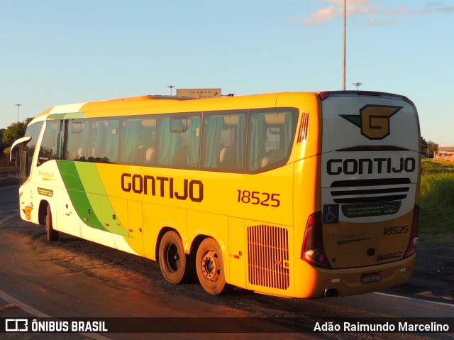 Empresa Gontijo de Transportes 18525 na cidade de Belo Horizonte, Minas Gerais, Brasil, por Adão Raimundo Marcelino. ID da foto: 8609196.