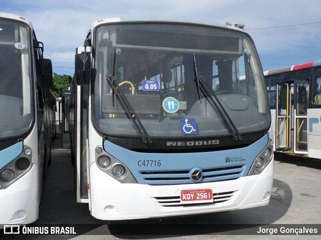 Viação Redentor C47716 na cidade de Rio de Janeiro, Rio de Janeiro, Brasil, por Jorge Gonçalves. Número da foto: #8607212.