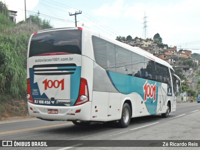 Auto Viação 1001 RJ 108.456 na cidade de Teresópolis, Rio de Janeiro, Brasil, por Zé Ricardo Reis. ID da foto: 8607966.