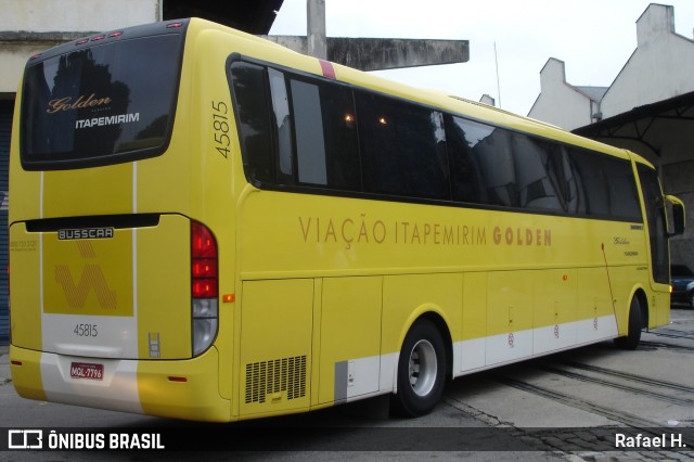 Viação Itapemirim 45815 na cidade de Rio de Janeiro, Rio de Janeiro, Brasil, por Rafael H.. Número da foto: #8607470.