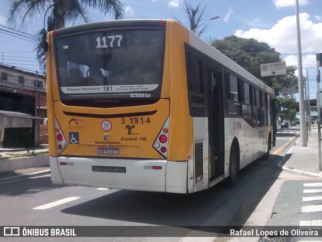Viação Metrópole Paulista - Zona Leste 3 1914 na cidade de São Paulo, São Paulo, Brasil, por Rafael Lopes de Oliveira. Número da foto: #8609078.