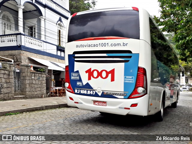 Auto Viação 1001 RJ 108.847 na cidade de Petrópolis, Rio de Janeiro, Brasil, por Zé Ricardo Reis. Número da foto: #8607664.
