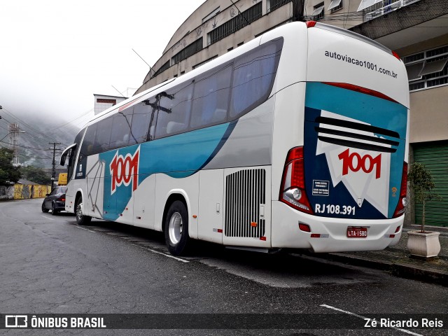 Auto Viação 1001 RJ 108.391 na cidade de Petrópolis, Rio de Janeiro, Brasil, por Zé Ricardo Reis. ID da foto: 8607858.