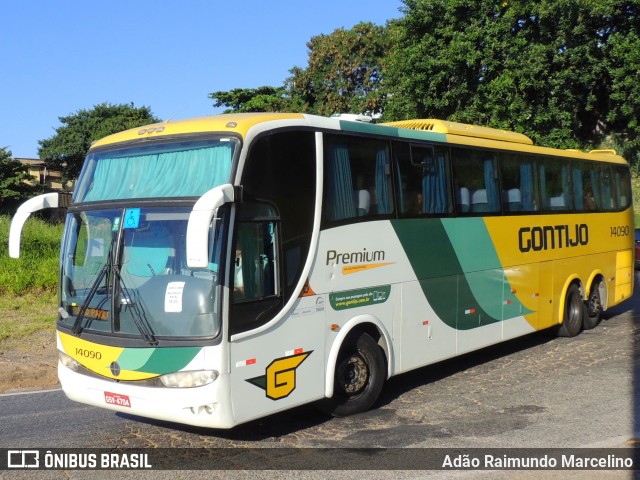 Empresa Gontijo de Transportes 14090 na cidade de Belo Horizonte, Minas Gerais, Brasil, por Adão Raimundo Marcelino. ID da foto: 8609163.