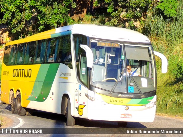 Empresa Gontijo de Transportes 18430 na cidade de Belo Horizonte, Minas Gerais, Brasil, por Adão Raimundo Marcelino. ID da foto: 8609174.