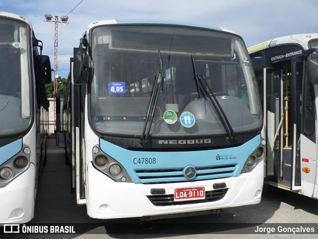 Viação Redentor C47808 na cidade de Rio de Janeiro, Rio de Janeiro, Brasil, por Jorge Gonçalves. ID da foto: 8607449.