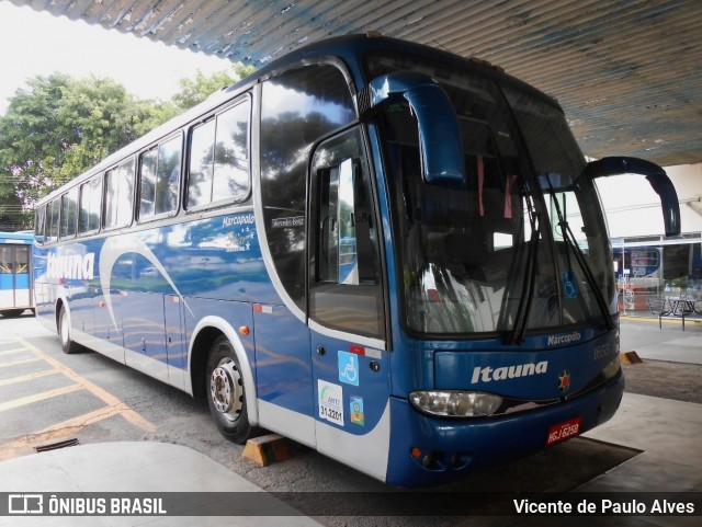 Viação Itaúna 1655 na cidade de Itaúna, Minas Gerais, Brasil, por Vicente de Paulo Alves. ID da foto: 8609107.