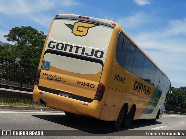 Empresa Gontijo de Transportes 14140 na cidade de Nova Iguaçu, Rio de Janeiro, Brasil, por Leomir Fernandes. ID da foto: 8606679.