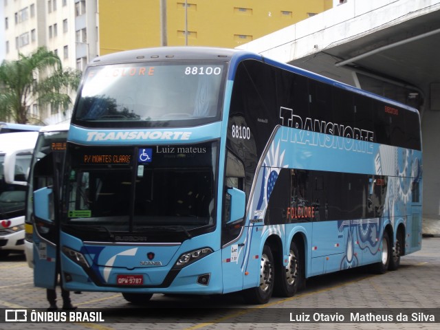 Transnorte - Transporte e Turismo Norte de Minas 88100 na cidade de Belo Horizonte, Minas Gerais, Brasil, por Luiz Otavio Matheus da Silva. Número da foto: #8607576.