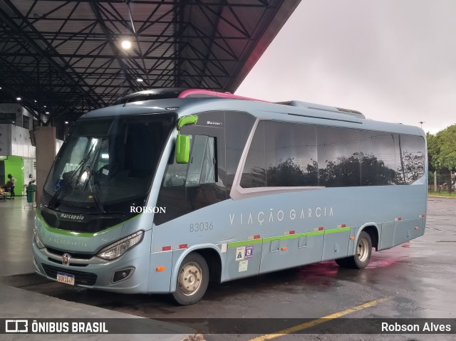 Viação Garcia 83036 na cidade de Paranavaí, Paraná, Brasil, por Robson Alves. Número da foto: #8608840.