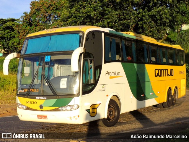 Empresa Gontijo de Transportes 14630 na cidade de Belo Horizonte, Minas Gerais, Brasil, por Adão Raimundo Marcelino. ID da foto: 8609127.