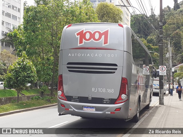 Auto Viação 1001 RJ 108.168 na cidade de Petrópolis, Rio de Janeiro, Brasil, por Zé Ricardo Reis. ID da foto: 8607732.