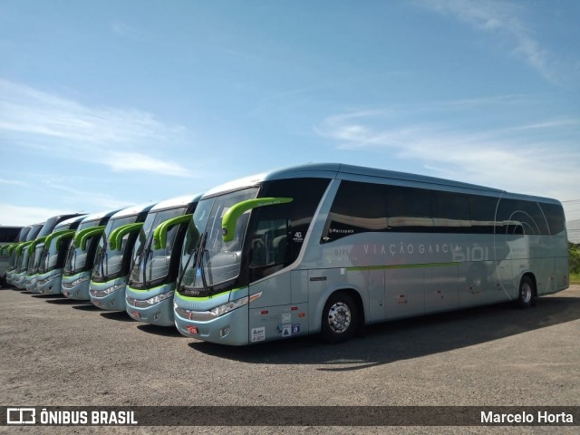 Viação Garcia 8195 na cidade de Campinas, São Paulo, Brasil, por Marcelo Horta. Número da foto: #8608561.
