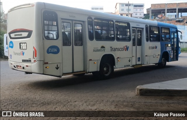 Santa Zita Transportes Coletivos 21236 na cidade de Cariacica, Espírito Santo, Brasil, por Kaique Passos. ID da foto: 8606412.