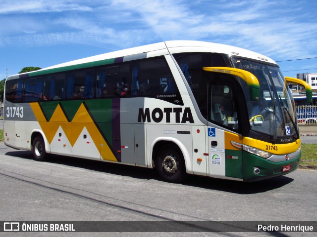 Viação Motta 31743 na cidade de Divinópolis, Minas Gerais, Brasil, por Pedro Henrique. Número da foto: #8607618.