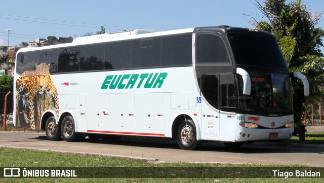 Eucatur - Empresa União Cascavel de Transportes e Turismo 4221 na cidade de Vitória, Espírito Santo, Brasil, por Tiago Baldan. ID da foto: 8608930.