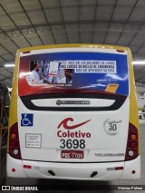 Coletivo Transportes 3698 na cidade de Caruaru, Pernambuco, Brasil, por Vinicius Palone. Número da foto: #8605940.