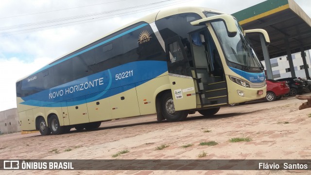 Viação Novo Horizonte 502211 na cidade de Barra da Estiva, Bahia, Brasil, por Flávio  Santos. Número da foto: #8609910.