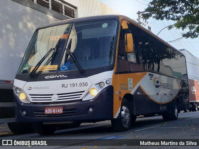Viação Progresso RJ 191.050 na cidade de Volta Redonda, Rio de Janeiro, Brasil, por Matheus Martins da Silva. Número da foto: #8609776.
