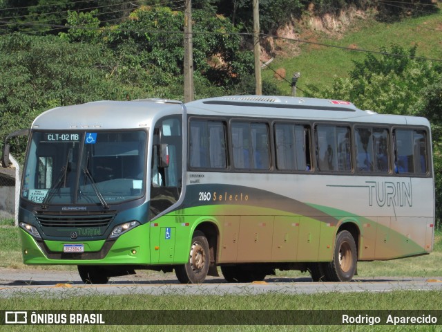 Turin Transportes 2160 na cidade de Conselheiro Lafaiete, Minas Gerais, Brasil, por Rodrigo  Aparecido. ID da foto: 8610558.