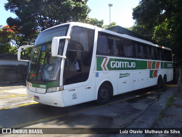 Empresa Gontijo de Transportes 21015 na cidade de Belo Horizonte, Minas Gerais, Brasil, por Luiz Otavio Matheus da Silva. ID da foto: 8610776.