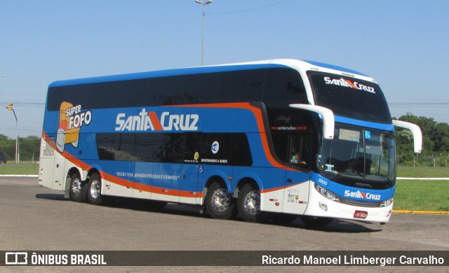 VUSC - Viação União Santa Cruz 3800 na cidade de Santa Cruz do Sul, Rio Grande do Sul, Brasil, por Ricardo Manoel Limberger Carvalho. ID da foto: 8612312.