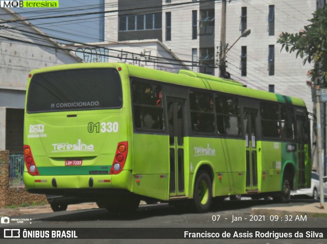 Viação Piauiense 01330 na cidade de Teresina, Piauí, Brasil, por Francisco de Assis Rodrigues da Silva. Número da foto: #8609615.