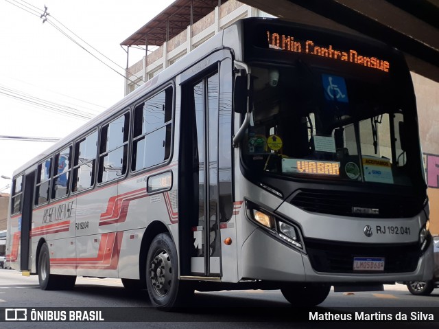Viação Resendense RJ 192.041 na cidade de Volta Redonda, Rio de Janeiro, Brasil, por Matheus Martins da Silva. Número da foto: #8609790.