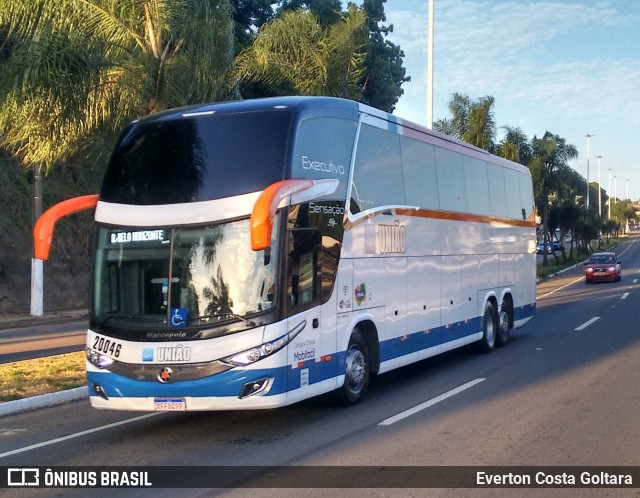 Expresso União 20046 na cidade de Cariacica, Espírito Santo, Brasil, por Everton Costa Goltara. Número da foto: #8610762.