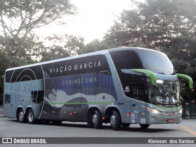 Viação Garcia 8644 na cidade de São Paulo, São Paulo, Brasil, por Kleisson  dos Santos. ID da foto: 8612589.