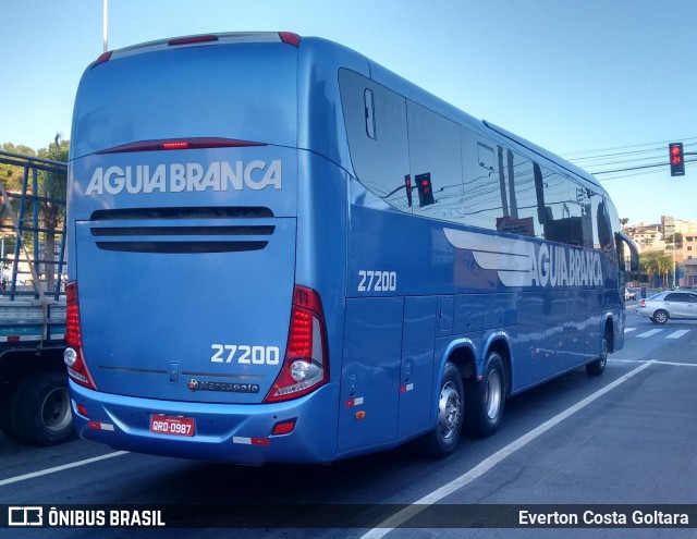 Viação Águia Branca 27200 na cidade de Cariacica, Espírito Santo, Brasil, por Everton Costa Goltara. ID da foto: 8610712.