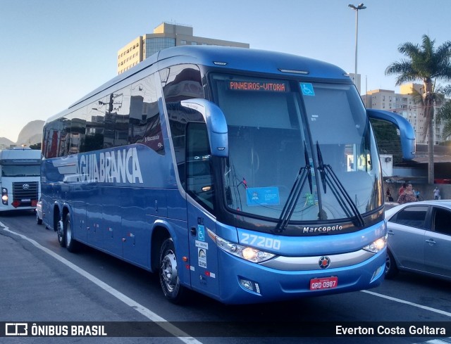 Viação Águia Branca 27200 na cidade de Cariacica, Espírito Santo, Brasil, por Everton Costa Goltara. Número da foto: #8610696.
