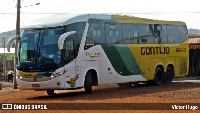 Empresa Gontijo de Transportes 18440 na cidade de Picos, Piauí, Brasil, por Victor Hugo. ID da foto: 8610812.