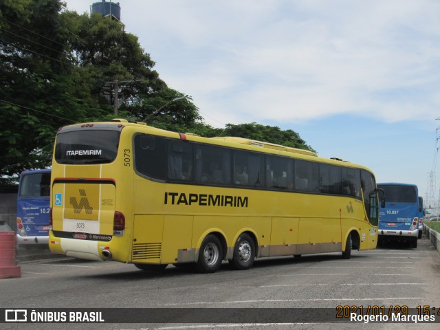 Viação Itapemirim 5073 na cidade de São José dos Campos, São Paulo, Brasil, por Rogerio Marques. Número da foto: #8612242.