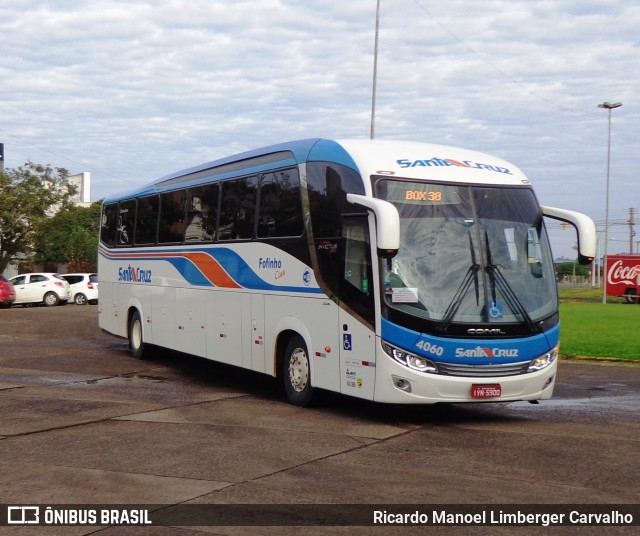 VUSC - Viação União Santa Cruz 4060 na cidade de Santa Cruz do Sul, Rio Grande do Sul, Brasil, por Ricardo Manoel Limberger Carvalho. ID da foto: 8612318.