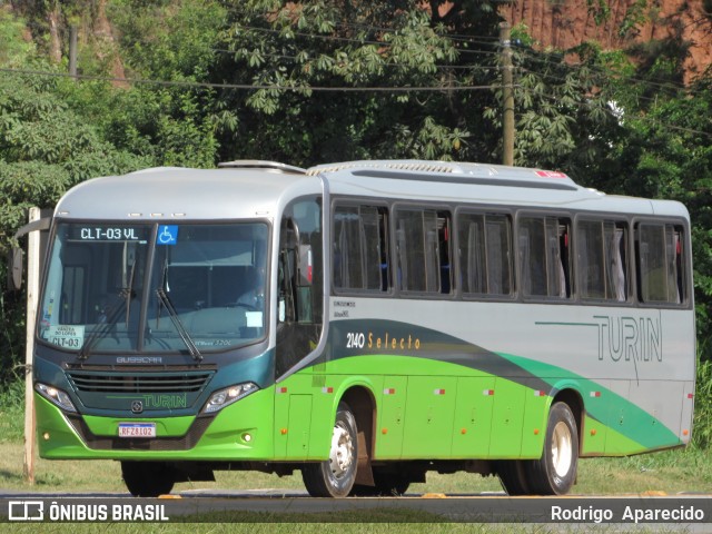 Turin Transportes 2140 na cidade de Conselheiro Lafaiete, Minas Gerais, Brasil, por Rodrigo  Aparecido. ID da foto: 8610546.