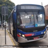 Rigras Transporte Coletivo e Turismo 827 na cidade de Suzano, São Paulo, Brasil, por Marcos Oliveira. Número da foto: #:id.