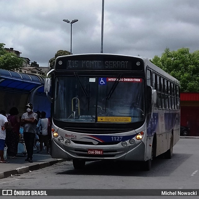 BBTT - Benfica Barueri Transporte e Turismo 1127 na cidade de Itapevi, São Paulo, Brasil, por Michel Nowacki. Número da foto: #8521934.