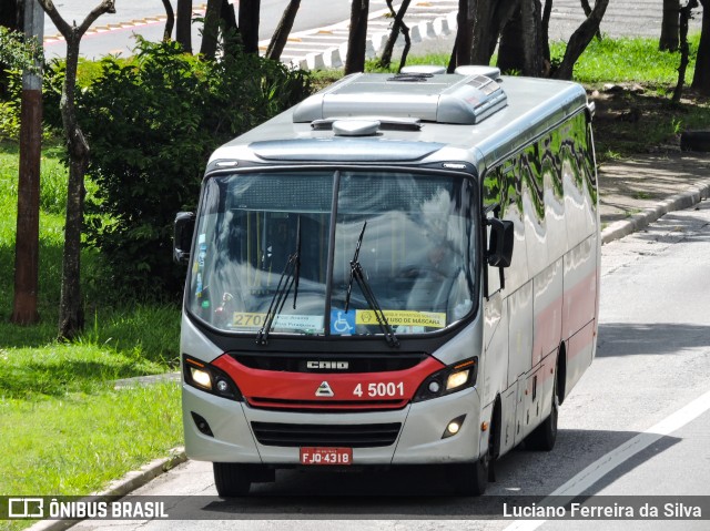 Allibus Transportes 4 5001 na cidade de São Paulo, São Paulo, Brasil, por Luciano Ferreira da Silva. ID da foto: 8519935.