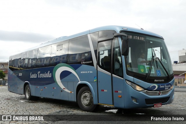 Santa Teresinha Transporte e Turismo - Brusquetur 2031 na cidade de Balneário Camboriú, Santa Catarina, Brasil, por Francisco Ivano. Número da foto: #8521898.