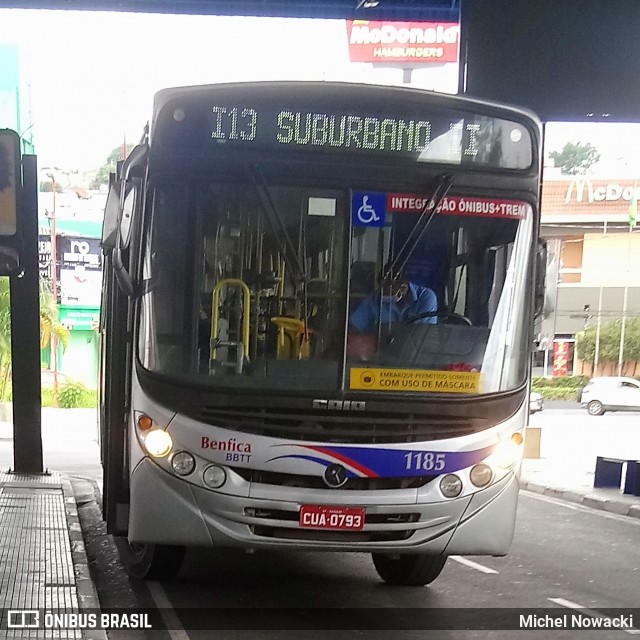 BBTT - Benfica Barueri Transporte e Turismo 1185 na cidade de Itapevi, São Paulo, Brasil, por Michel Nowacki. Número da foto: #8521943.
